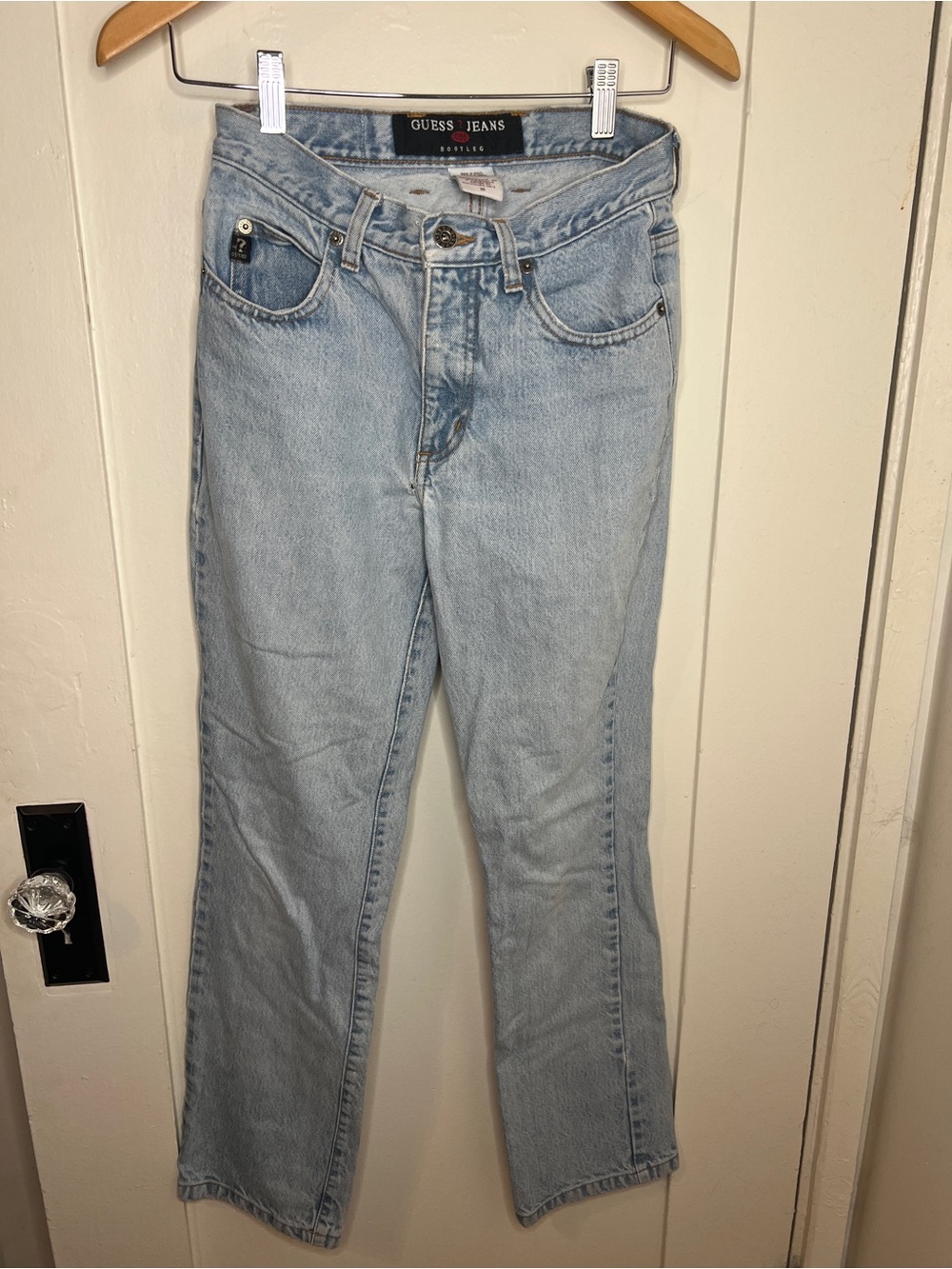 GUESS Bootleg Jeans in Light Blue Wash